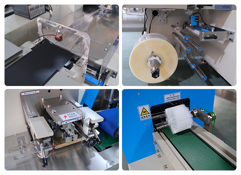 KD-350枕式包裝機(jī)皮帶機(jī)機(jī)械細(xì)節(jié)