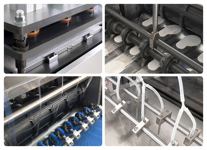 SBF800眼貼連續(xù)式四邊封包裝機(jī)機(jī)械細(xì)節(jié)