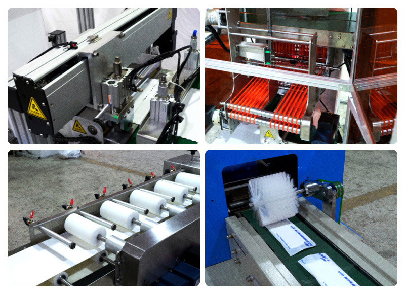 濕毛巾折疊包裝機機械細節(jié)