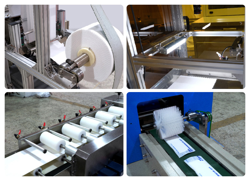 濕毛巾折疊包裝（帶視覺檢測(cè)）機(jī)械細(xì)節(jié)